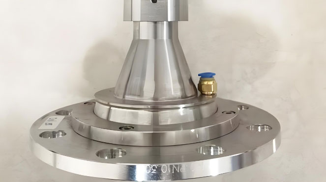 شفة جيمبال لجهاز إرسال مستوى رقاقة الخشب wood chip level transmitter gimbal flange