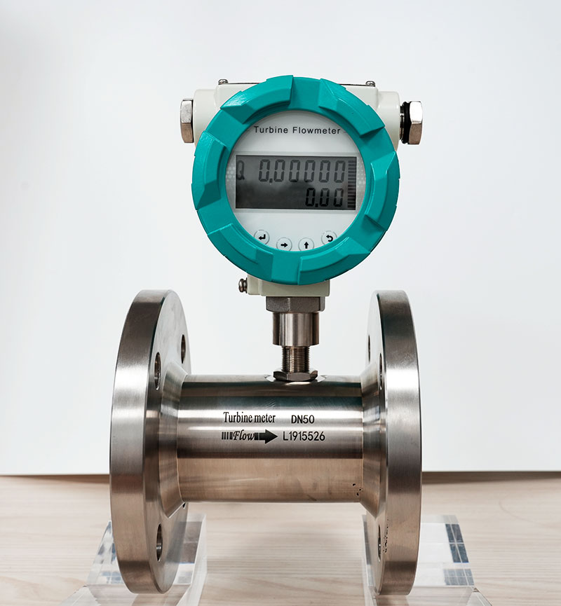 مقاييس تدفق التوربينات للسوائل والغازات منخفضة اللزوجة turbine flowmeters for low viscosity liquids and gases