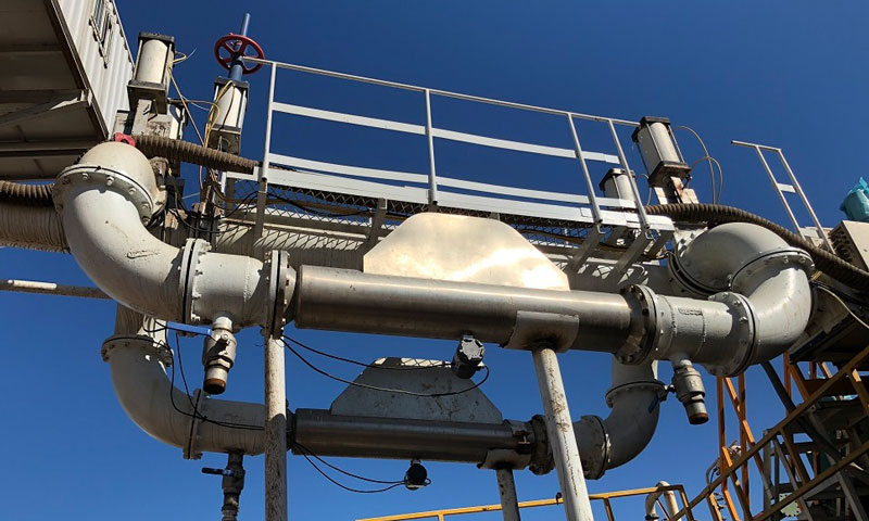 تطبيق صناعي لتدفق الكتلة mass flow industrial application