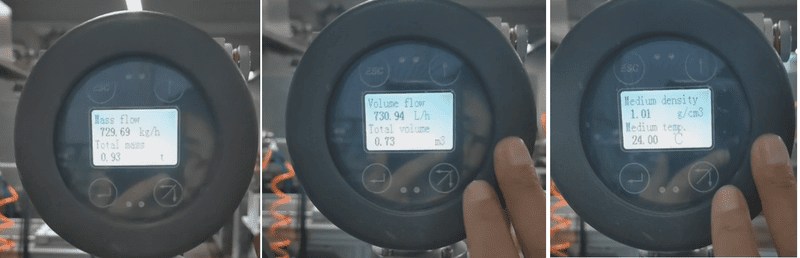 مقياس تدفق أوريوليس لقياس تدفق الملاط oriolis flow meter for slurry flow measurement