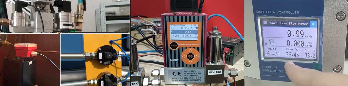 عدادات تدفق صغيرة من شركة سيلفر إنسترومنتس Silver Instruments Small flow meters