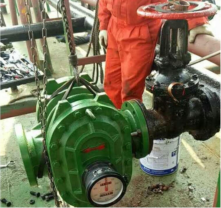 precautions for use of oval gear flow meters