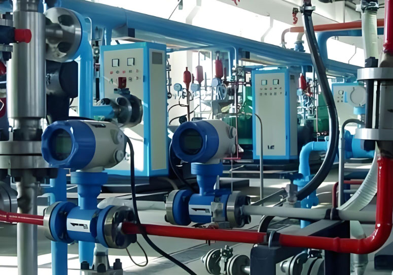 Magnetic flow meter for glycol and water measurement