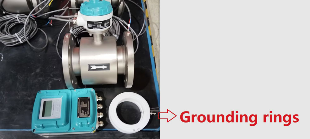 مقياس تدفق السوائل المسببة للتآكل مع حلقة تأريض للاختيار Grounding Ring Selection corrosive liquid flowmeter